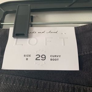 LOFT curvy boot cut corduroy pants